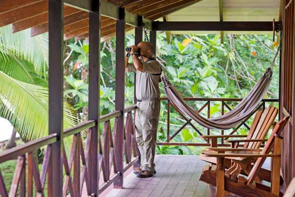 Upstairs Balcony - Tortuga Lodge & Gardens - Costa Rica - Cosmic Travel